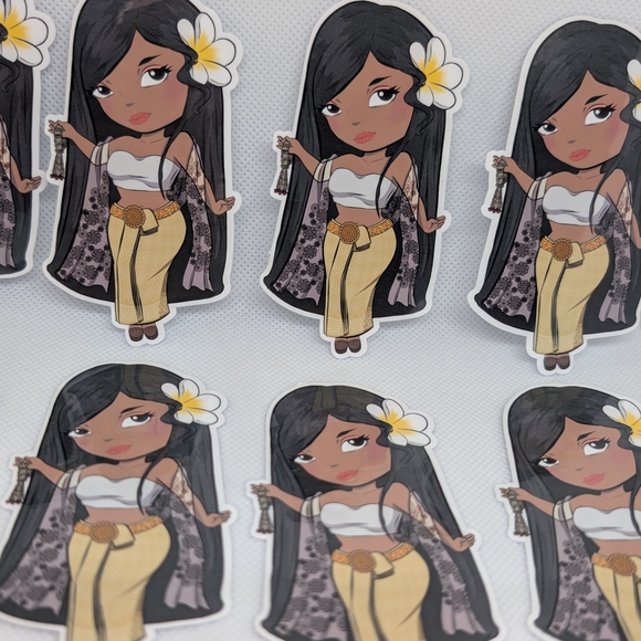 Cultural Character Stickers Set - Picture 5 of 5